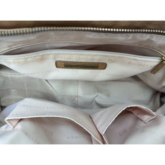 Elliott Lucca- Vintage Leather Satchel - Camel - Picture 4 of 8